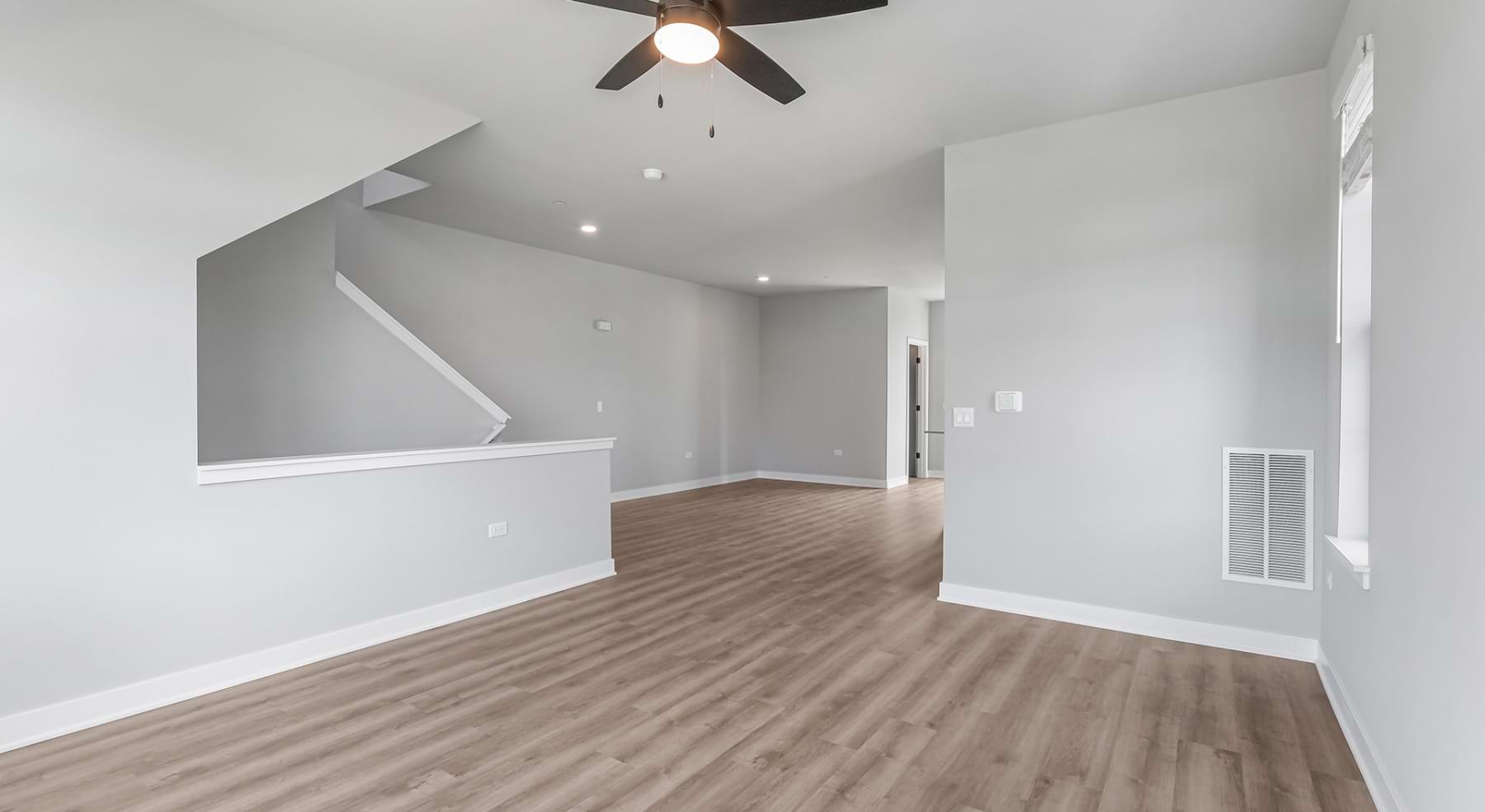 second floor living areas